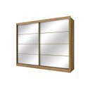 Ver imagem 3 de Guarda-Roupa Casal com Espelho 2 Portas 6 Gavetas Sevilha 7774 Made Marcs