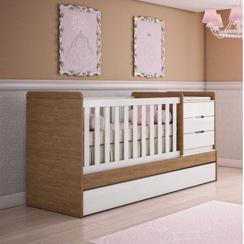 Berço Multifuncional Cléo Carolina Baby