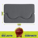 Ver imagem 5 de Sofá Cama Bolge 1,88m Xpand Tech Tecido Bouclê Cinza Escuro Cama Inbox