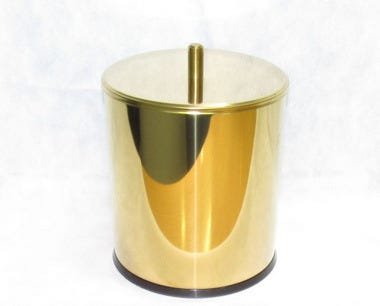 Lixeira Dourada em Aço Inox 5L para banheiro– By Fineza