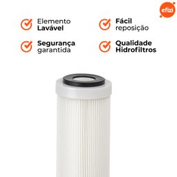 Refil Filtro Mid 9.3/4" 25 Micra Hidrofiltros - 4