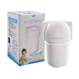 Filtro Acqua 5 Branco Carbon Block Coneção 1/2 (sem Torneira) - 1000-0019 - 1