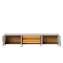 Ver imagem 3 de Painel para Tv Home Suspenso Maggiore 2.3 com Aparador Buffet Sena com Led Off White Matte Freij