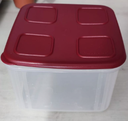 Ver imagem 2 de Tupperfresh Quadrado 1,5 Litros Tampa Marsala Tupperware
