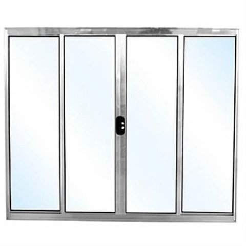 Vitrô 4 Folhas sem Grade 1,0x1,5m Plus - Janellot Vitro 4f 100x150 S/band S/gr Plus C/no 1371.
