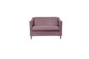 Ver imagem 3 de Kit Namoradeira e 2 Poltronas Titânio Suede Rosê