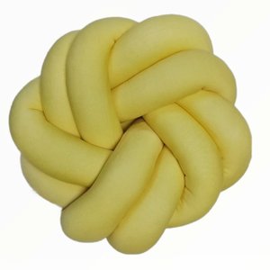 Almofada de Nó Circle:Amarelo Claro