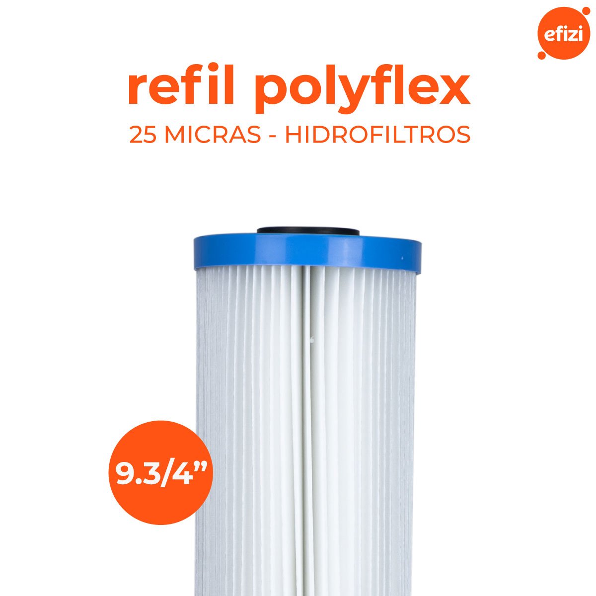 Refil Filtro Polyflex 25 Micras Lavável Hidrofiltros - 2