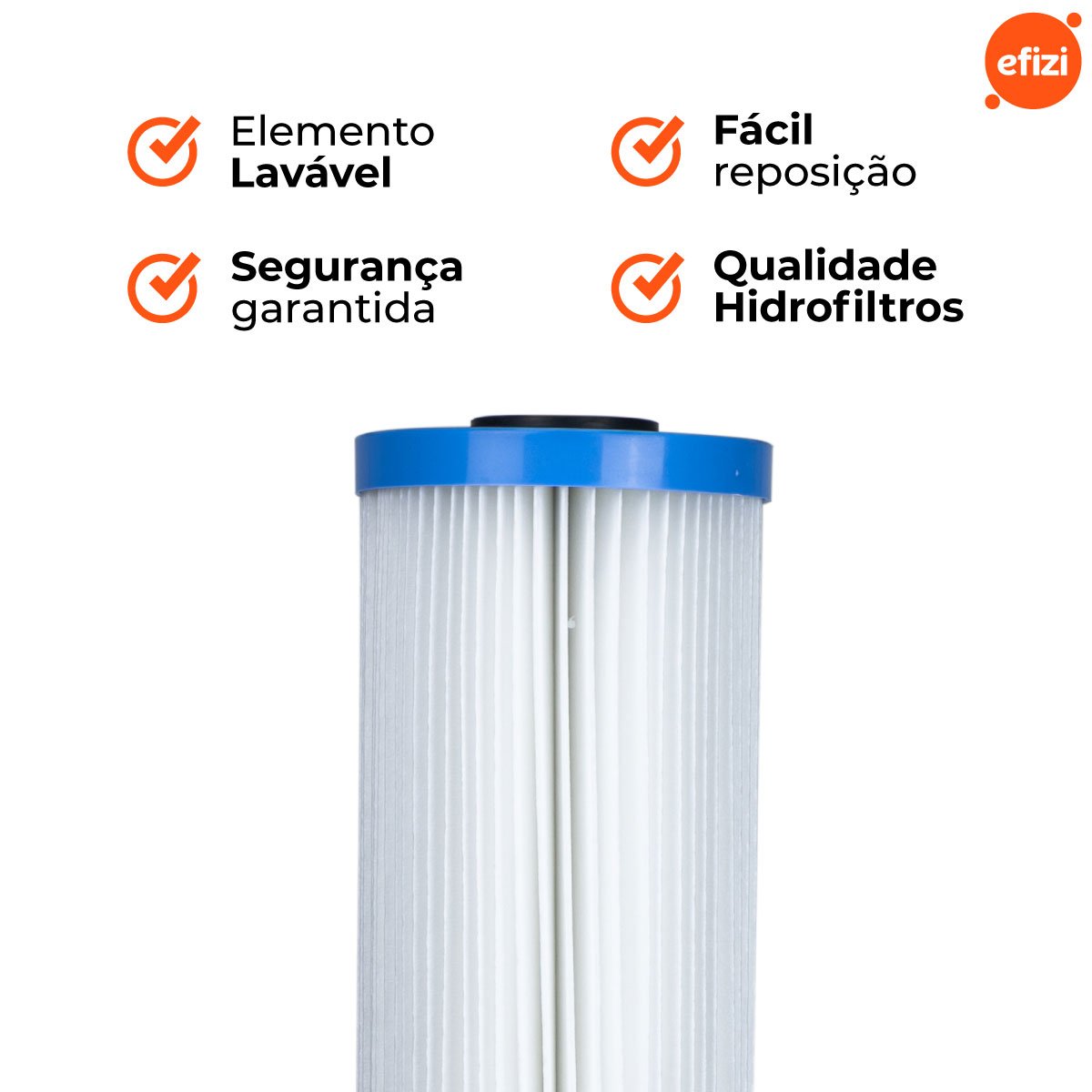 Refil Filtro Polyflex 25 Micras Lavável Hidrofiltros - 4