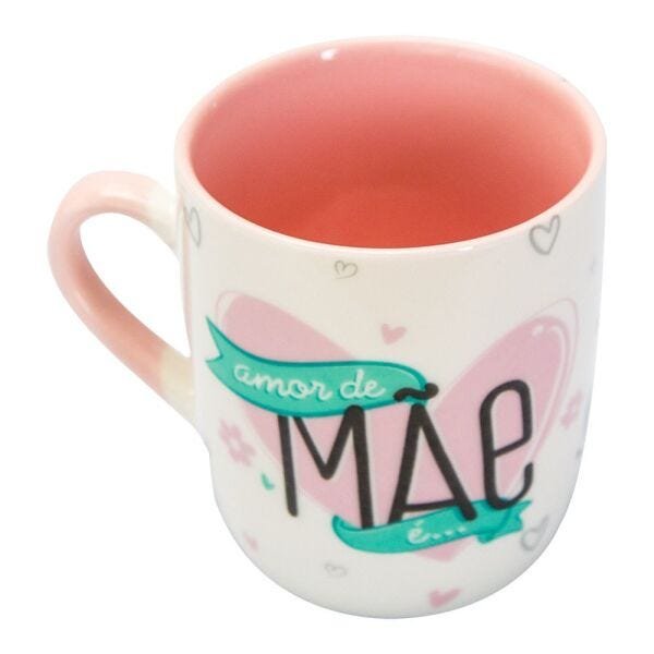 Caneca com acessório - amor de mãe é - 4