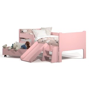 Mini Cama Infantil Montessoriana Sonho Kid's:rosa