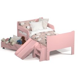 Mini Cama Infantil Montessoriana Sonho Kid's:rosa - 3