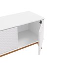 Ver imagem 4 de Rack Kappesberg 3 Portas 3d Branco 136cm