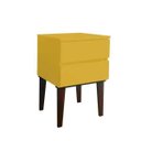 Ver imagem 2 de Mesa de Cabeceira Penteadeira Mesa Lateral de Apoio Amarelo Laca