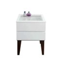 Ver imagem 6 de Mesa de Cabeceira Penteadeira Mesa Lateral de Apoio Branco Laca