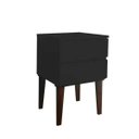 Ver imagem 2 de Mesa de Cabeceira Penteadeira Mesa Lateral de Apoio Preto Laca