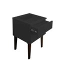 Ver imagem 7 de Mesa de Cabeceira Penteadeira Mesa Lateral de Apoio Preto Laca
