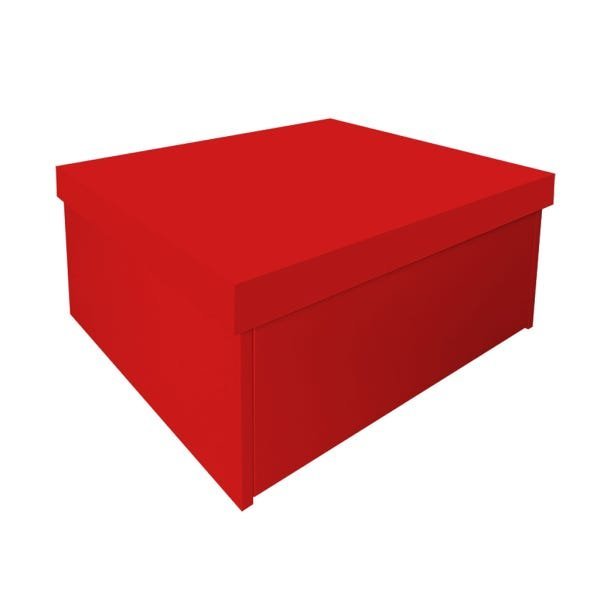 Sapateira Box Baú Caixa Organizadora para Sapatos Vermelho Laca - 2