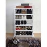 Sapateira Madeira de Piso Chão para Closets e Quartos 15 Pares Sapatos Branco Laca - 3
