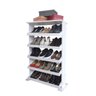 Sapateira Madeira de Piso Chão para Closets e Quartos 15 Pares Sapatos Branco Laca - 1