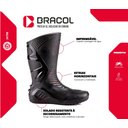 Ver imagem 5 de Bota de PVC Motoqueiro Impermeável Motosafe Preta