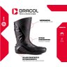 Bota de PVC Motoqueiro Impermeável Motosafe Preta - 5