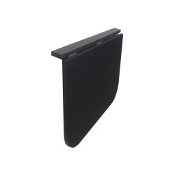 Mesa Dobrável de Apoio Suspensa de Parede Cozinha Escrivaninha para Notebook Preto - 3