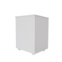 Ver imagem 4 de Cesto de Roupas Baú Roupeiro Tulha com Rodízios Banheiro Lavanderia Branco