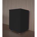 Ver mais imagens de Cesto de Roupas Baú Roupeiro Tulha com Rodízios Banheiro Lavanderia Preto