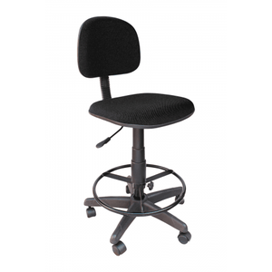 Cadeira Caixa Secretária Giratória Tecido:vermelho