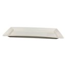 Ver imagem 3 de Travessa de Porcelana Retangular Branca 33 X14 Cm