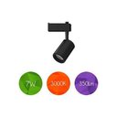 Ver imagem 2 de Spot Led 7w 6000k para Trilho Eletrificado Bivolt Preto