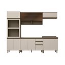 Ver imagem 3 de Cozinha Modulada Completa 05 Peças 100% MDF com Torre Quente Connect