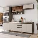 Ver imagem 1 de Cozinha Modulada Completa 05 Peças 100% MDF com Torre Quente Connect