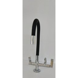 Torneira Flexivel de Mesa Samer Metais com Saída para Purificador de Agua Tubo Preto - 7