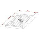 Ver imagem 3 de Cama Auxiliar Solteiro Cm8008 Amêndoa - Tecno Mobili