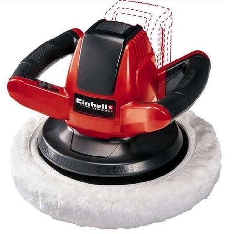 Politriz Automotiva Á Bateria Ce-cb 18/254 Li Solo Einhell 02 Boinas