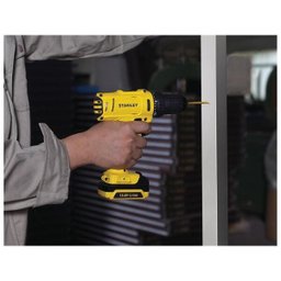 Furadeira/Parafusadeira Stanley SCD12S1-BR Bateria 12V, Amarela - Bivolt - 12