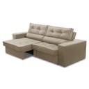 Ver imagem 5 de Sofá Retrátil e Reclinável 3 Lugares 2,50m com Molas Milena Suede Rover & Beato