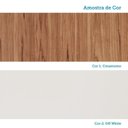 Ver imagem 7 de Guarda-Roupa Casal 230cm 2 Portas de Correr com Pés e 2 Espelhos MDF Talin Bege/Cinamomo/Off White