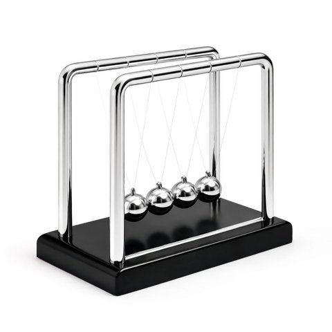Pêndulo de Newton Decorativo Mesa Escritório Bolas de Metal