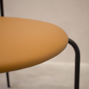 Ver imagem 6 de Cadeira Jantar Velvet Encosto Rattan Assento Estofado Caramelo