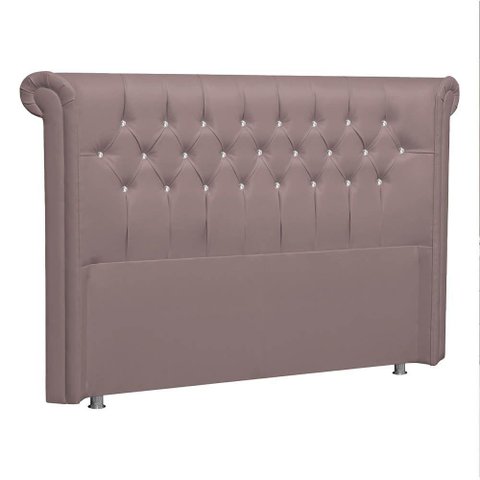 Cabeceira Solteiro Brescia P04 100 Cm Suede Rosê Tca 949