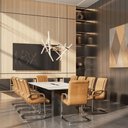 Ver imagem 2 de Kit 2 Cadeiras Office Base Fixa Austin PU Várias Cores - Fratini