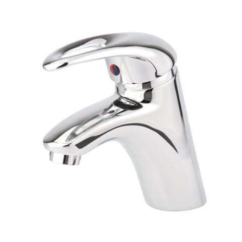 Torneira Misturador Monocomando para Banheiro de Mesa Bica Baixa 1/2" Rubi Cromado Addra