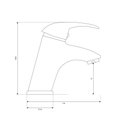 Ver imagem 5 de Torneira Misturador Monocomando para Banheiro de Mesa Bica Baixa 1/2" Rubi Cromado Addra