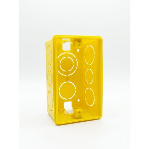Kit 150 Caixa de Luz Reforçada Amarelo