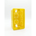 Ver imagem 1 de Kit 150 Caixa de Luz Reforçada Amarelo