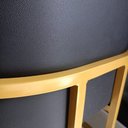 Ver mais imagens de Cadeira Gold Estofado Várias Cores Base Aço Champagne - Datelli Design