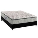 Ver imagem 1 de Cama Box Viúva: Colchão Espuma D33 D Angelis Anjos Orthosono + Base Crc Suede Black (128x188)